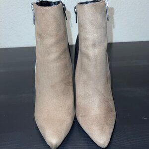 Just Fab Women’s Suede 4" Heel Ankle Booties